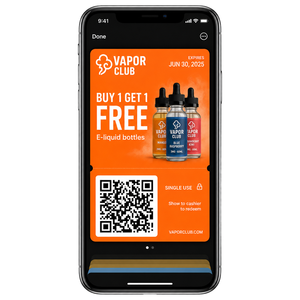 Single-use digital coupon